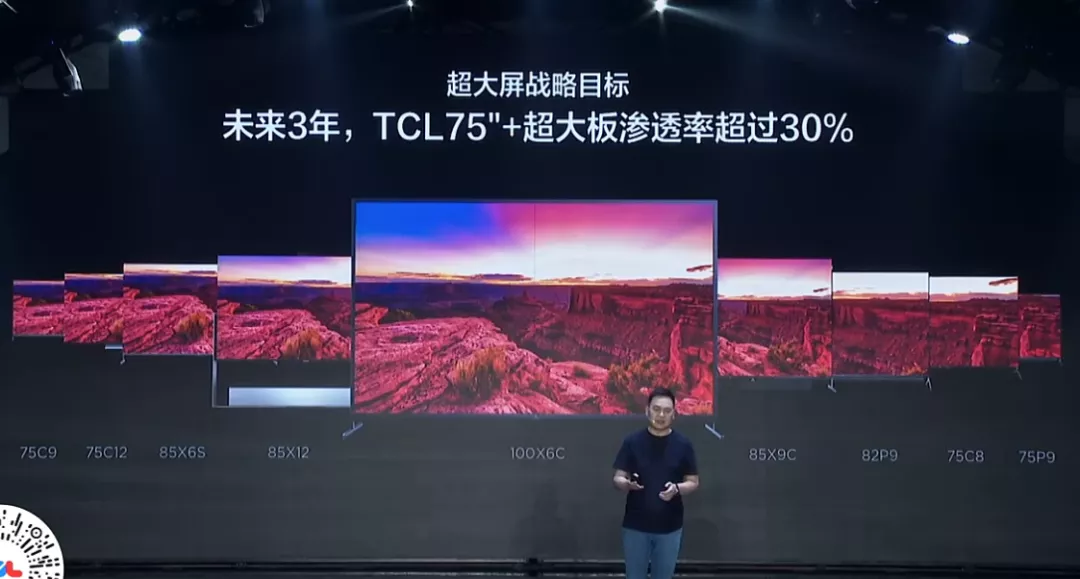 TCL Mini LED战略发布会：发布两款98英寸IMAX巨幕智屏